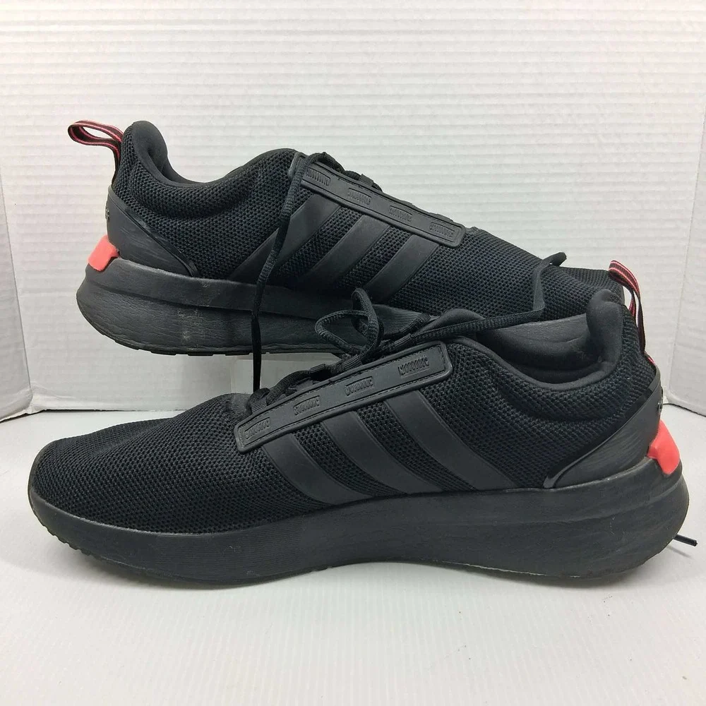 Adidas Racer TR21 Mens Running Shoes Black Solar Red GX0902 Size 13
